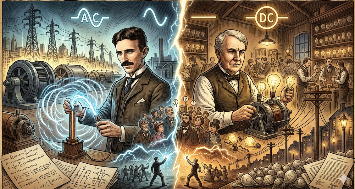 Sejarah Rahasia di Balik Penemuan Listrik: Persaingan Sengit antara Tesla dan Edison
